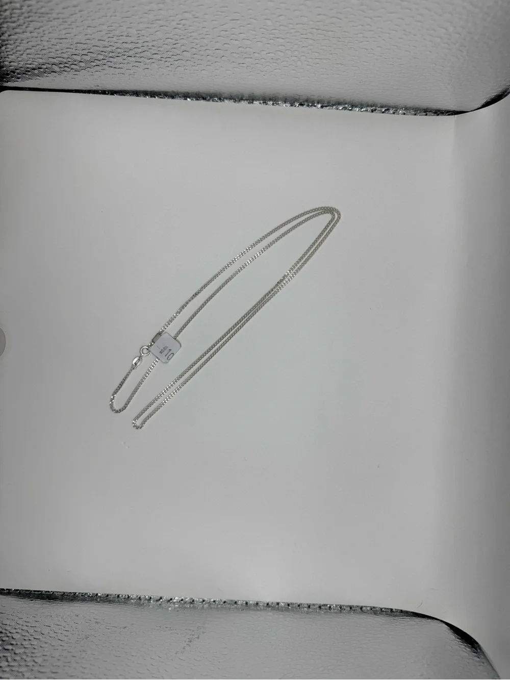 S925 silver cuban chain 1.5mm